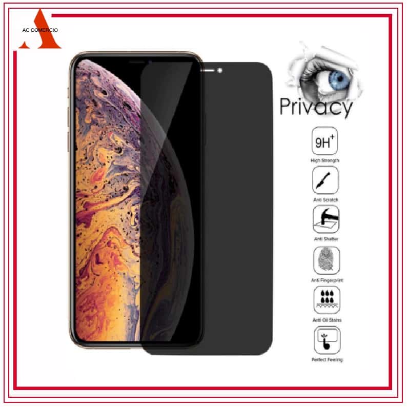 Película de vidro 3D Privacidade Anti Spy Para IPhone Todos Modelos XS XR 11 12 13 14 15 16 Pro Max, imagem 1 de 1