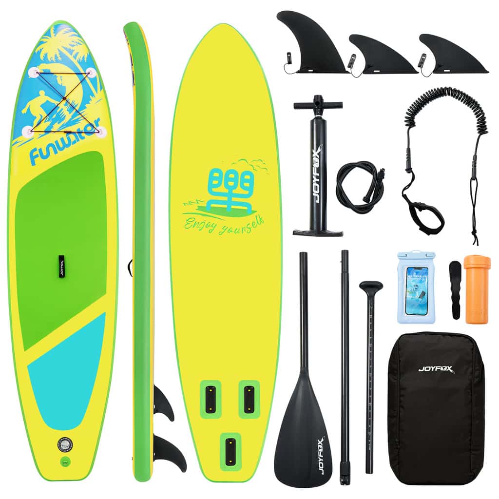 Prancha Stand Up Paddle Sup Inflável Joyfox 320x80x15cm Suporta 278kg Kit Completo Com Remo Bomba, imagem 1 de 1