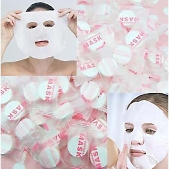 ANA1108 KIT 30/60/90/150unidades máscaras faciais comprimidas para tratamento de beleza conveniente, imagem 1 de 1