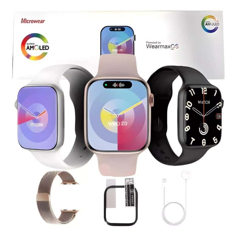 Relógio Smartwatch W99+ Plus Serie 9 Amoled Chat GPT 45mm Ilha Dinamica GPS Microwear Original, imagem 1 de 1