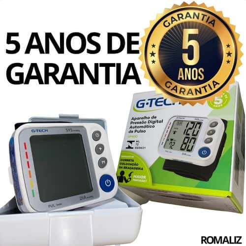 Aparelho De Pressão Digital de Pulso Gtech Medidor Arterial de Aferir GP400, imagem 1 de 1