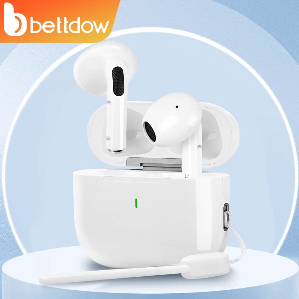 Fones de ouvido Bluetooth 5.3 com cancelamento de ruído à prova d'água IPX5 da BETTDOW com microfone integrado, imagem 1 de 1