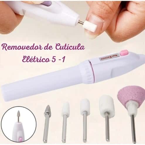 Removedor De Cutículas E Lixa Eletrônica Portátil Lixadeira Unha Elétrica Profissional, imagem 1 de 1