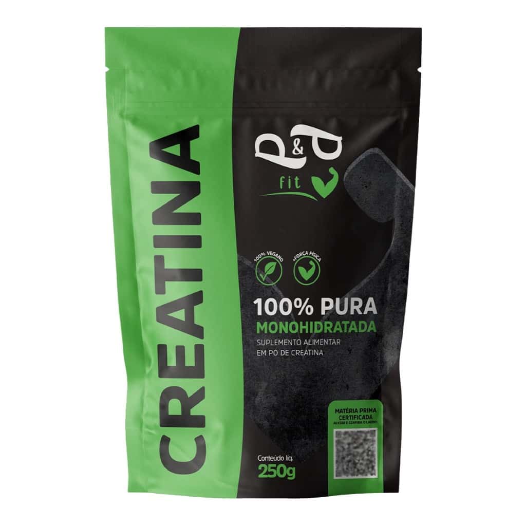 Creatina 250g 100% Pura Monohidratada - P&P FIT, imagem 1 de 1