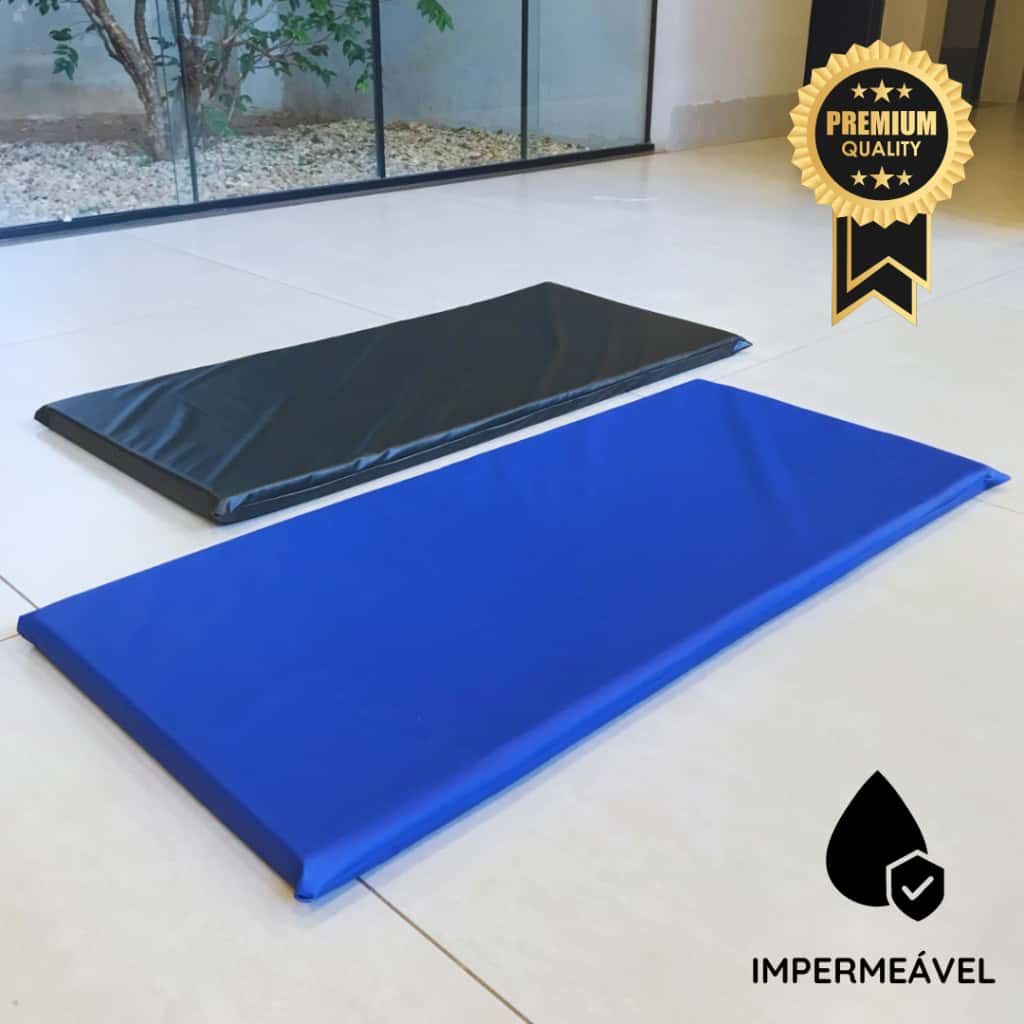 Colchonete p/ Academia Premium 90x40x3 cm Espuma Macia D23 Impermeável Compacto Fit Mat Yoga Pilates, imagem 1 de 1