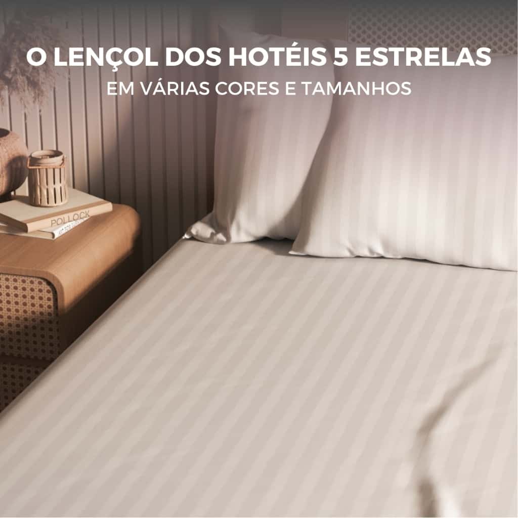 Jogo de Lençol Padronado 500 Fios Cama Solteiro Casal Queen King Micro Percal Penteado, imagem 1 de 1