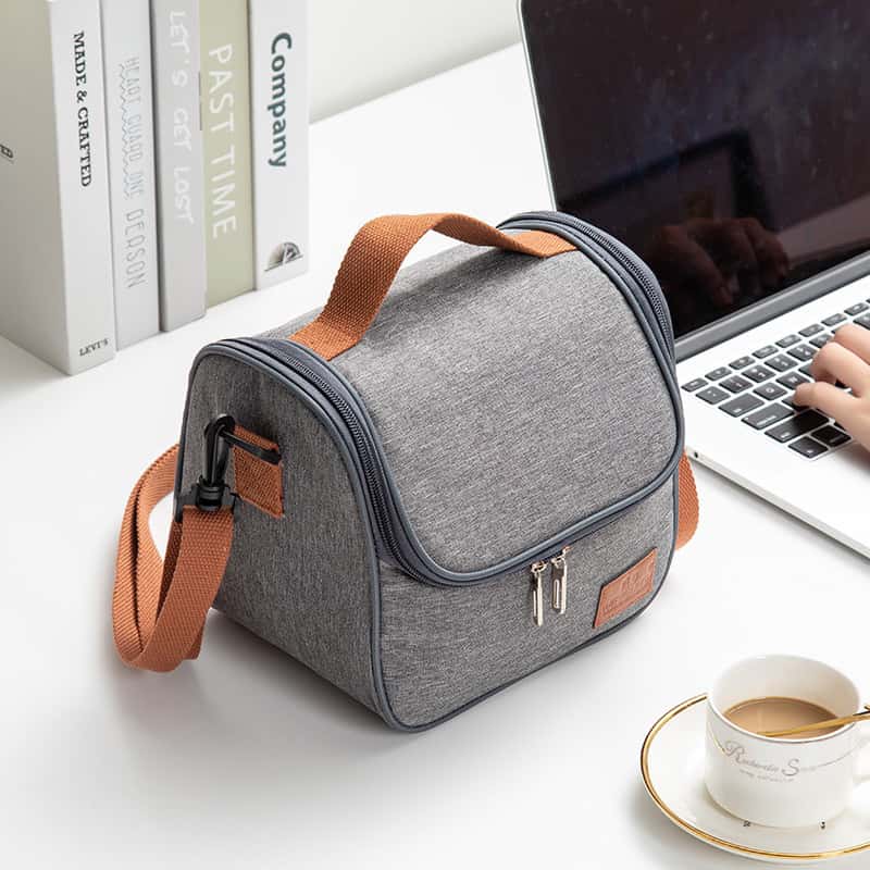 Bolsa Térmica Com Alça Lanche Bebida Lancheira Portátil, imagem 1 de 1
