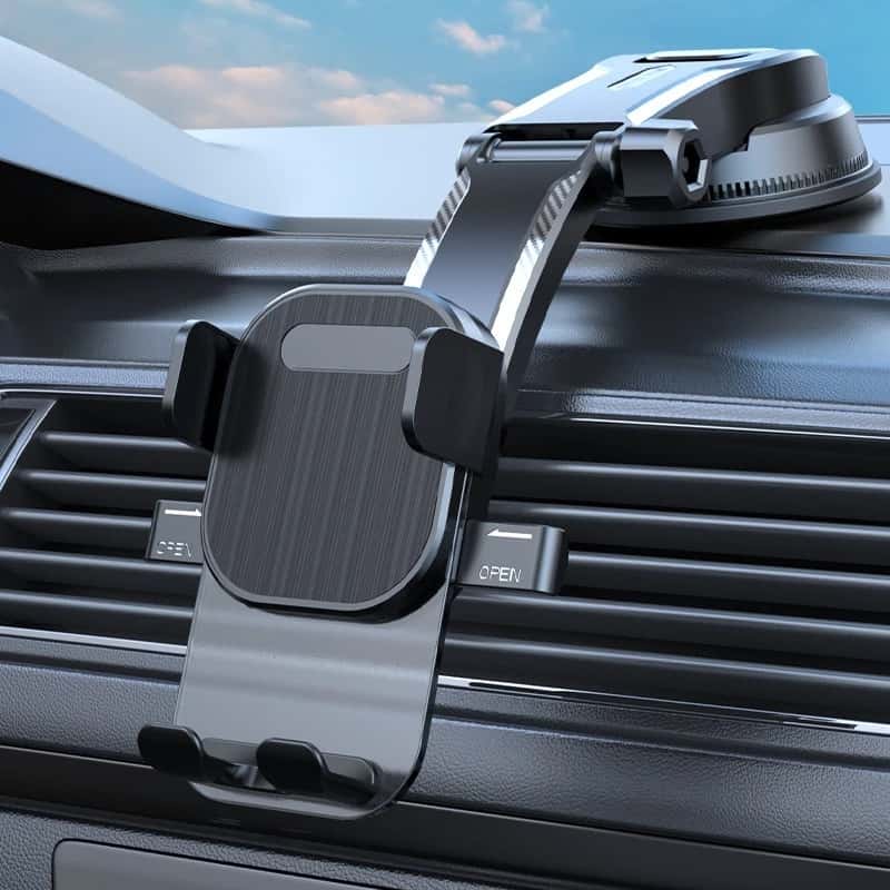 Suporte Celular Carro Veicular Trava Automática anti queda, imagem 1 de 1
