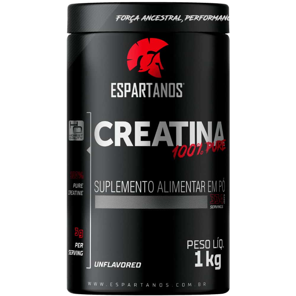 Creatina Monohidratada 100% Pura 1Kg - Espartanos, imagem 1 de 1