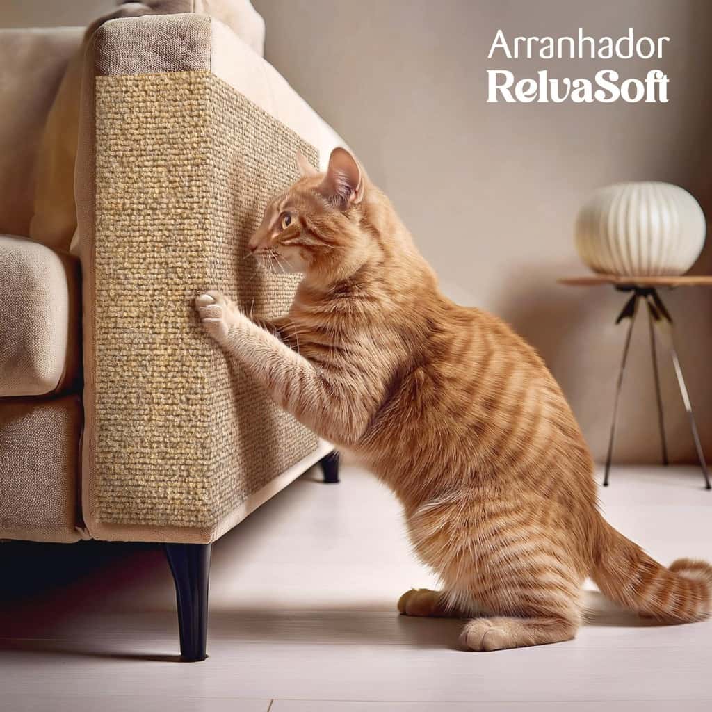 Arranhador Adesivo Premium:  Sofá, Cama e Móveis Para Gato - Protetor Pet, imagem 1 de 1