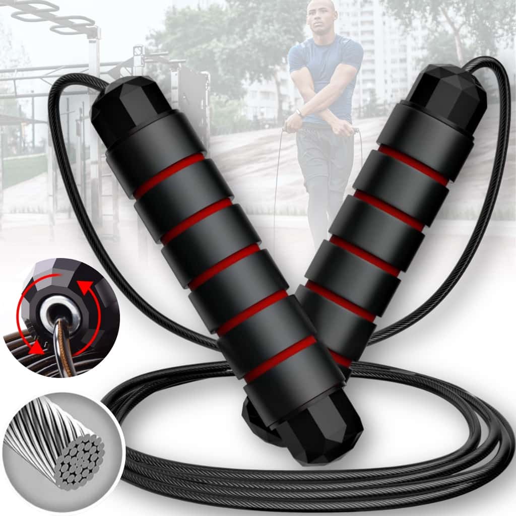 Corda De Pular Profissional Ajustavel Crossfit Malhar Academia Exercício em Casa, imagem 1 de 1