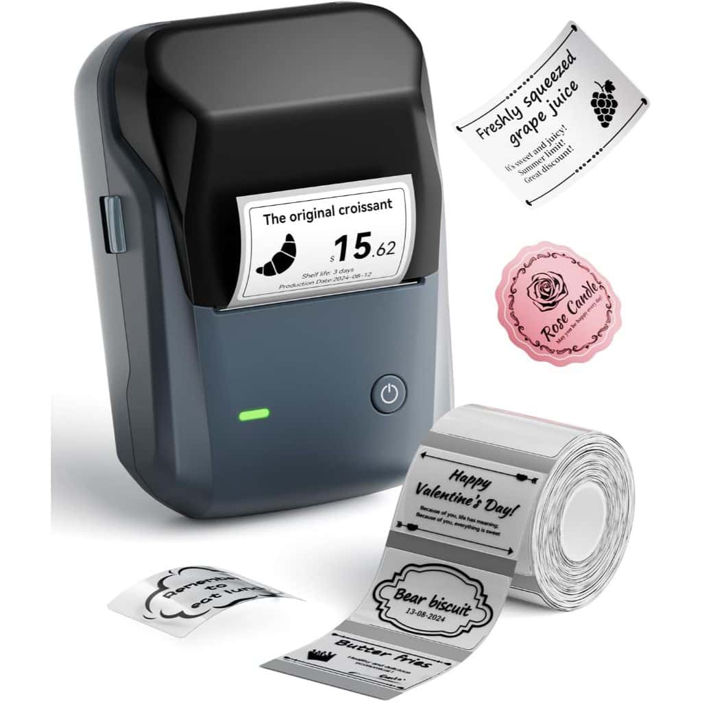 NIIMBOT B1 Impressora de Etiquetas Portátil Bluetooth 2 Polegadas Fácil de Usar Escritório Casa Negócios, imagem 1 de 1