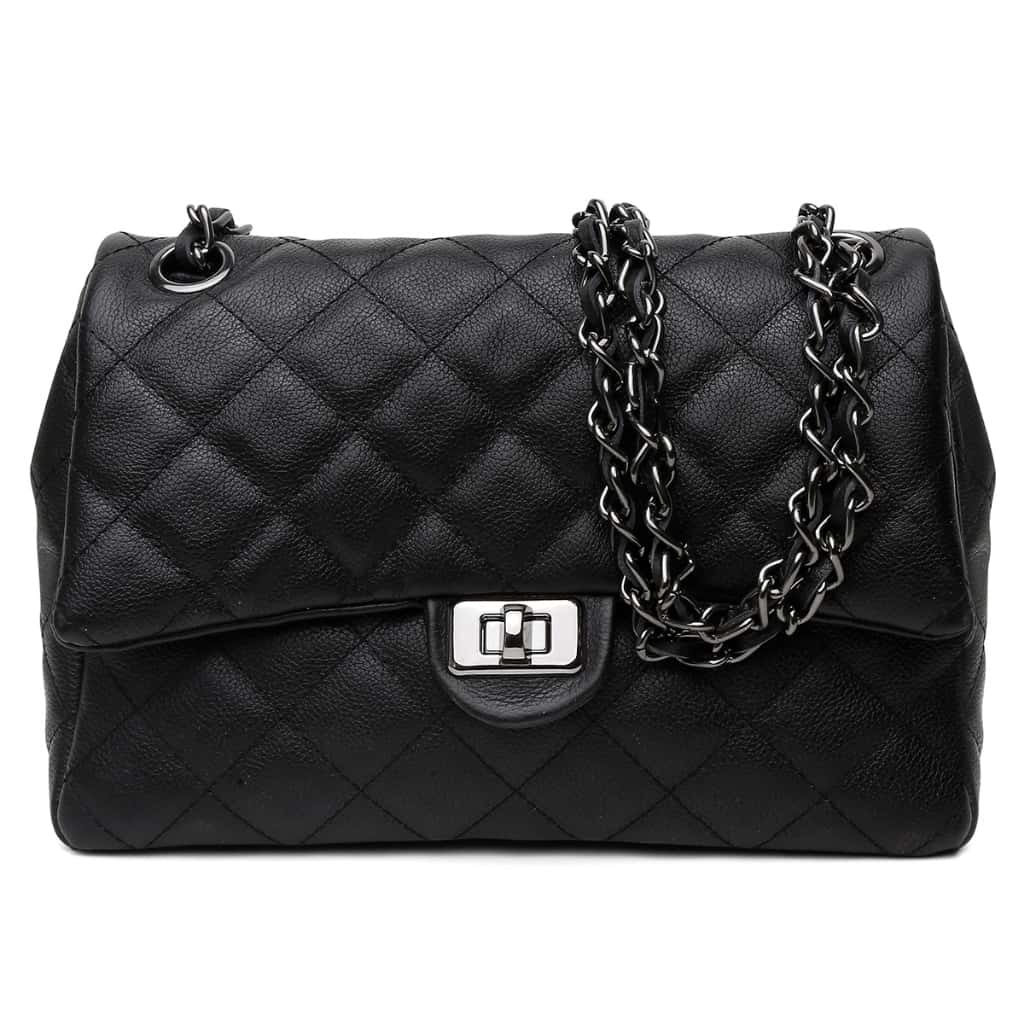 Bolsa Feminina Couro Legítimo Vittal Barbara Design Matelassê, imagem 1 de 1