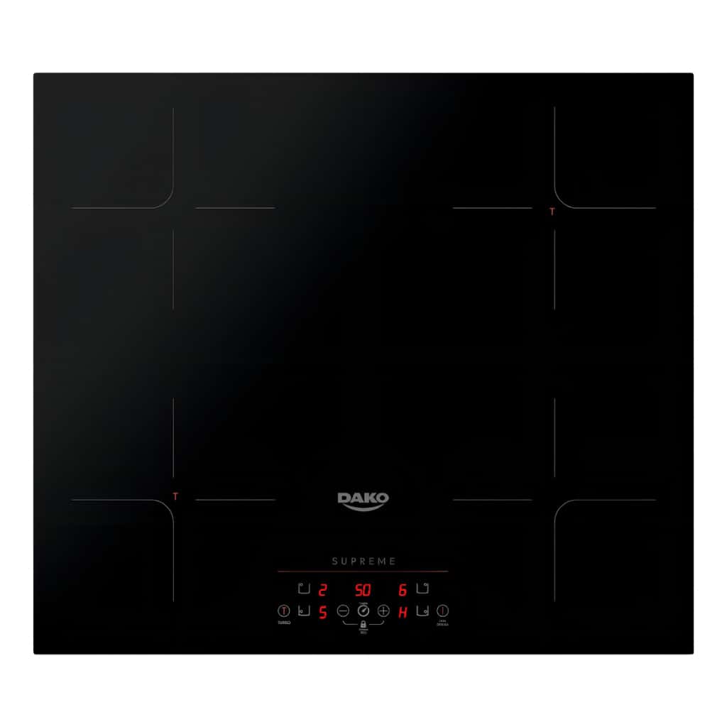 Cooktop De Indução 4 Bocas Dako Supreme Preto 220v, imagem 1 de 1