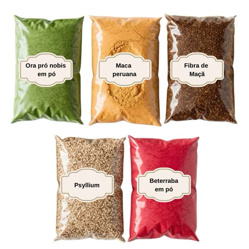 Kit Farinha da Felicidade Funcional para Mulheres com Psyllium, imagem 1 de 1