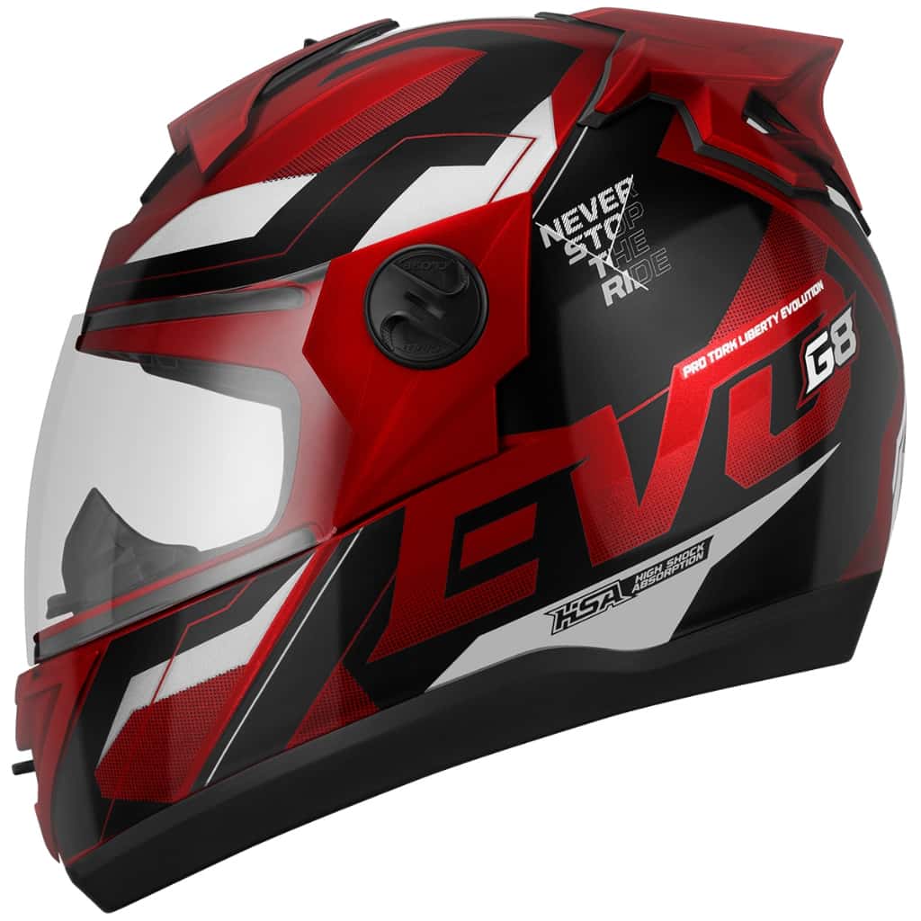Capacete Fechado Moto Pro Tork Evolution G8 Evo Masculino e Feminino Adulto, imagem 1 de 1