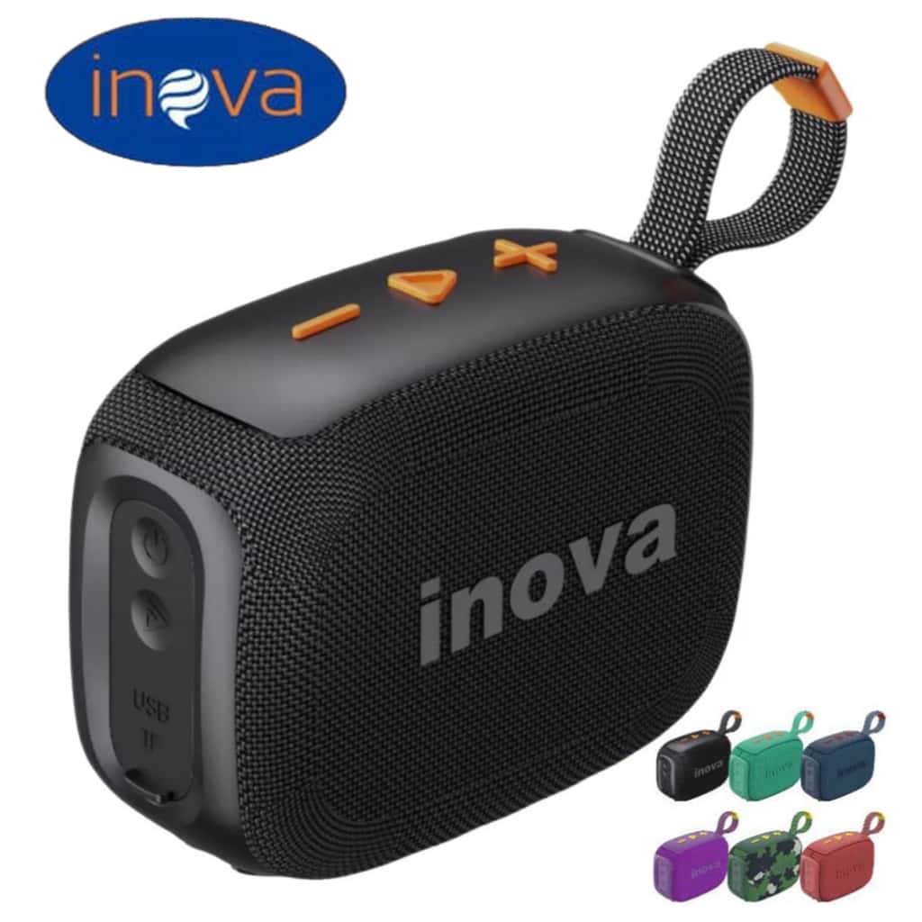 Inova Caixa De Som Bluetooth Tws Grave Potente 15h Bateria Portátil Grave Potente Com Radio a prova d' água, imagem 1 de 1
