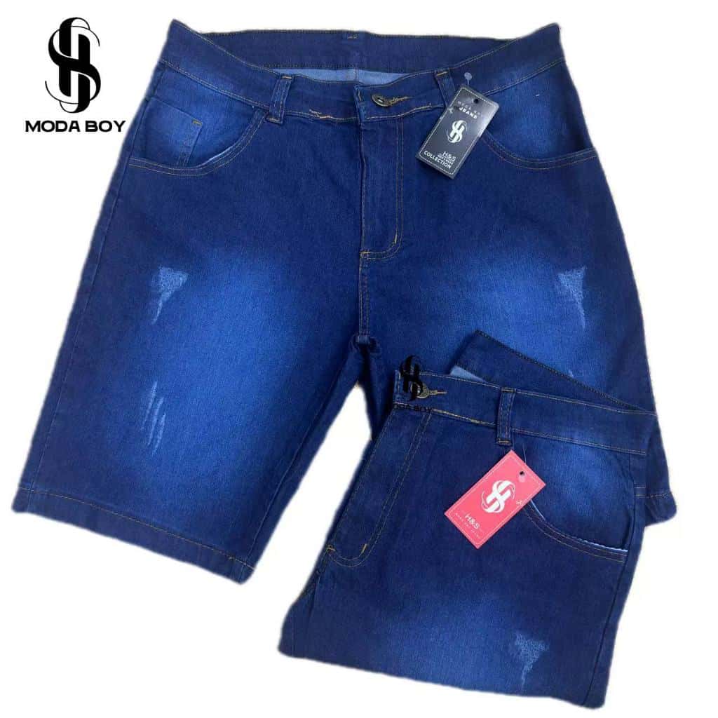 Bermuda Jeans Masculina Com Elastano SLIM direta da fabrica Premium várias  modelos, imagem 1 de 1