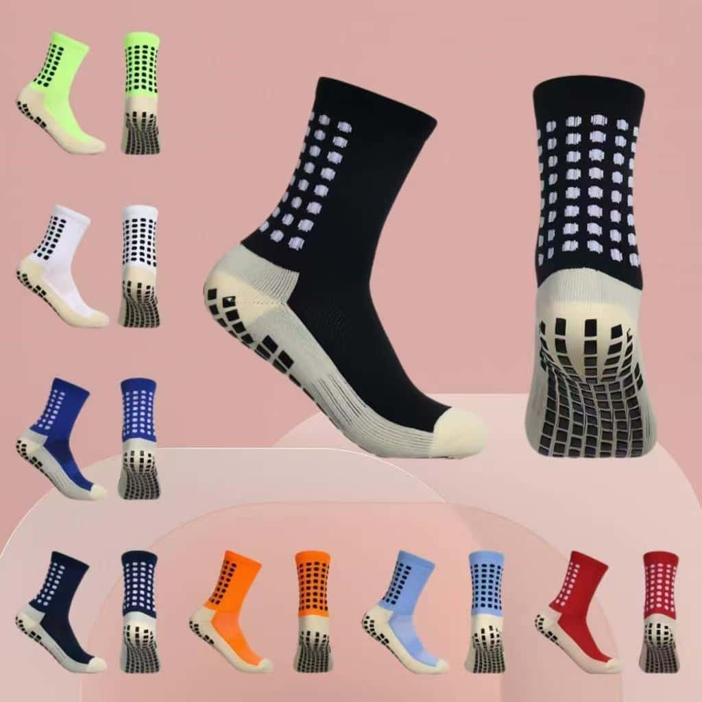 KIT 5 PARES De Meias Esportivas Futebol Basquetebol Algodão Antiderrapantes De Alta Qualidade Verão, imagem 1 de 1