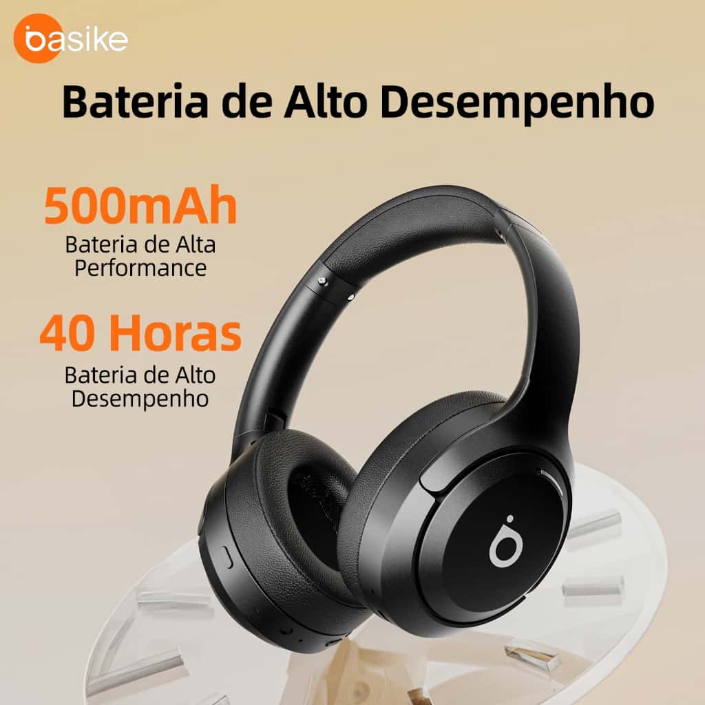 INOVA x Basike fone de ouvido sem fio Bluetooth microfone embutido estéreo de redução de ruído ativo, imagem 1 de 1