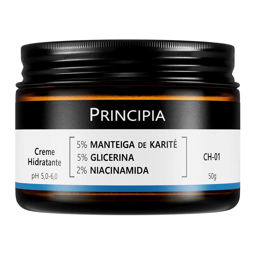 Creme Hidratante Facial 5% Manteiga de Karité + 5% Glicerina + 2% Niacinamida CH-01Principia - 50g, imagem 1 de 1