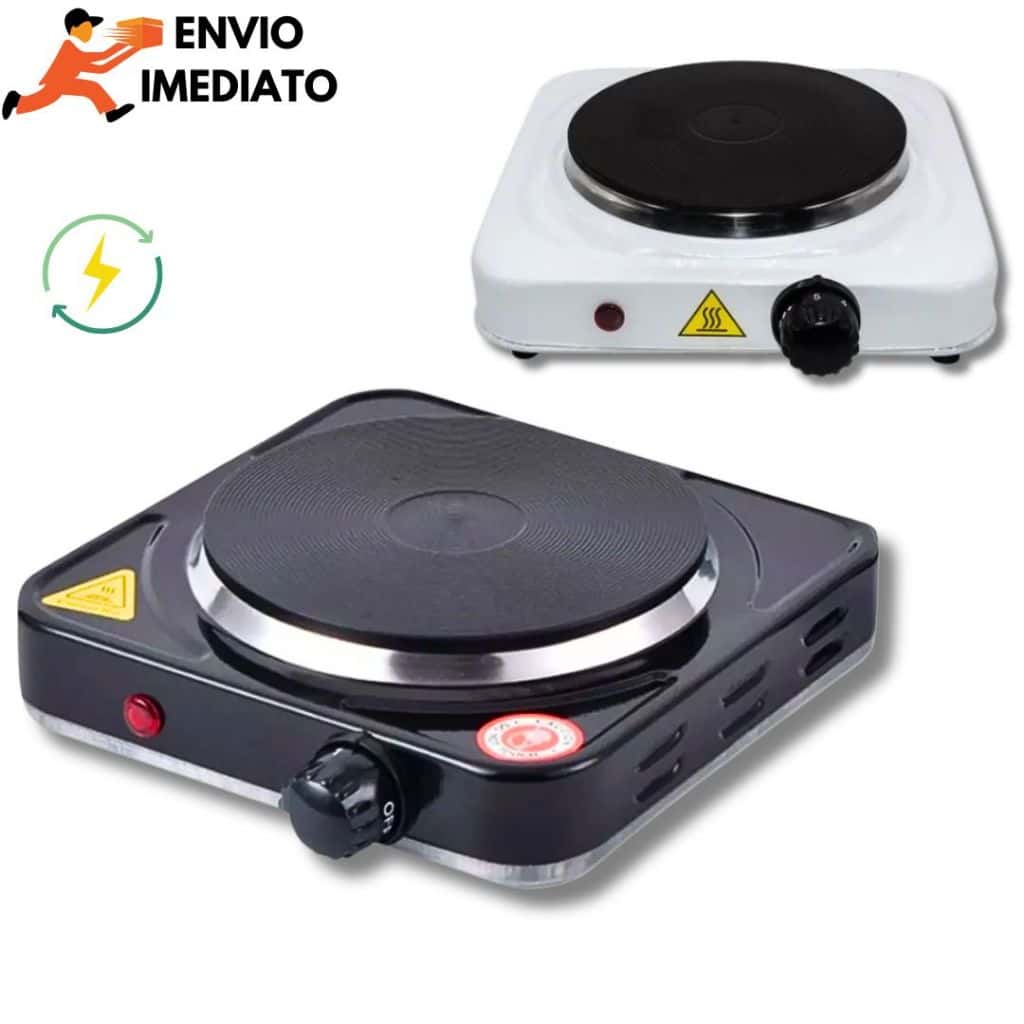 Fogão Cooktop Fogareiro Elétrico Portátil 1 Bocas 1000W 5 Temperaturas Serve em Qualquer panela, imagem 1 de 1