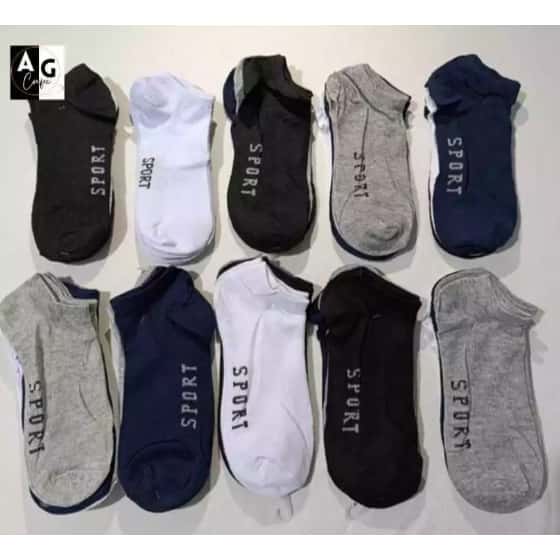 Kit 24 Pares Meia Soquete Cano Curto Algodão Masculina e Feminina Promoção, imagem 1 de 1