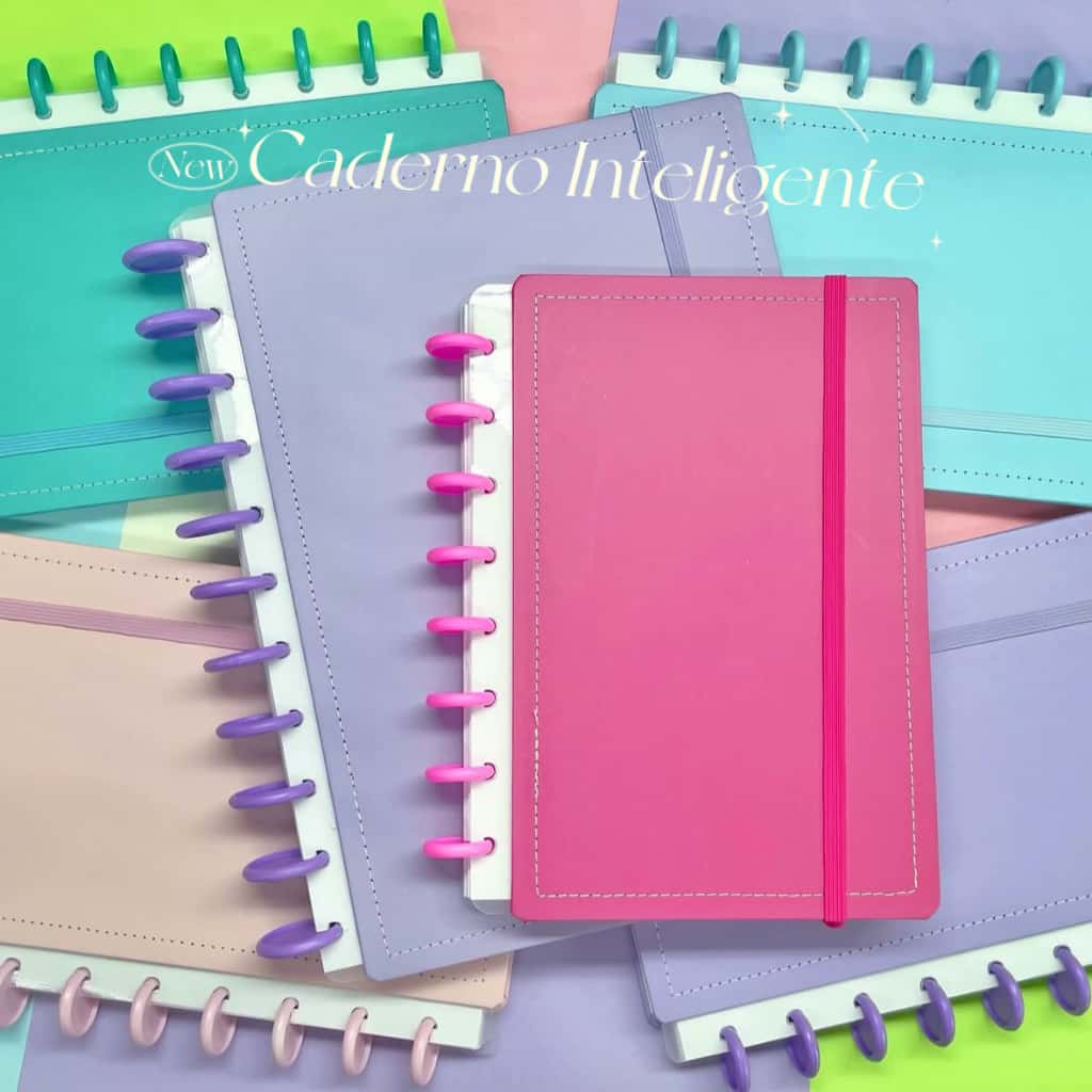 Caderno Inteligente A5/B5/A4  Capa Dura Pautado  80 Folhas Caderno Diário Agenda Planner, imagem 1 de 1