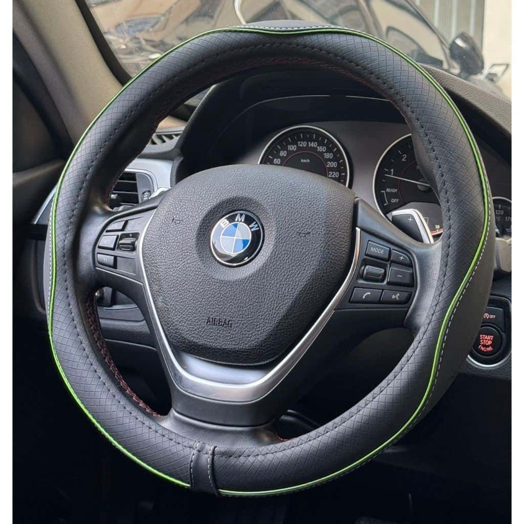Capa Para Volante De Carro Antiderrapante Fibra de Carbono Universal 38cm Diversos Modelos, imagem 1 de 1