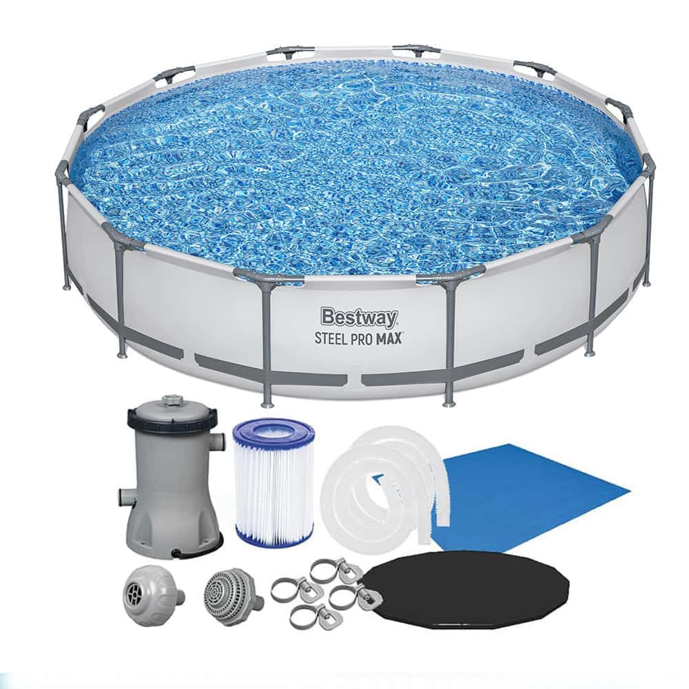 Piscina Estrutural 6473 Litros + Bomba Filtrante + Capa + Forro Bestway, imagem 1 de 1