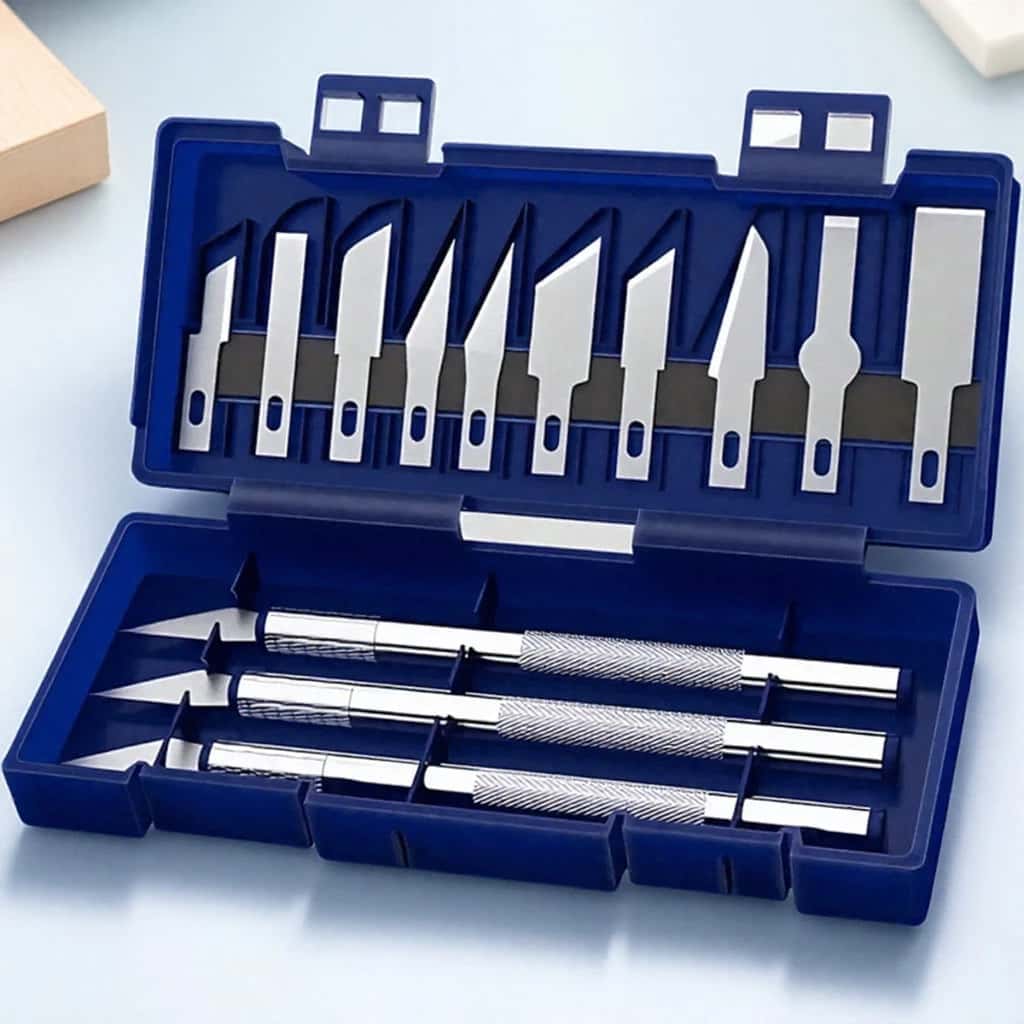 Kit de Estiletes de Precisão com 13 Peças (incluindo estojo magnético) - Ideal para artesanato e modelismo, imagem 1 de 1