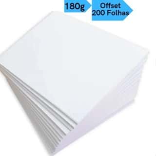 Papel Offset Opaline Liso A4 180g Branco Diplomata Masterprint, imagem 1 de 1