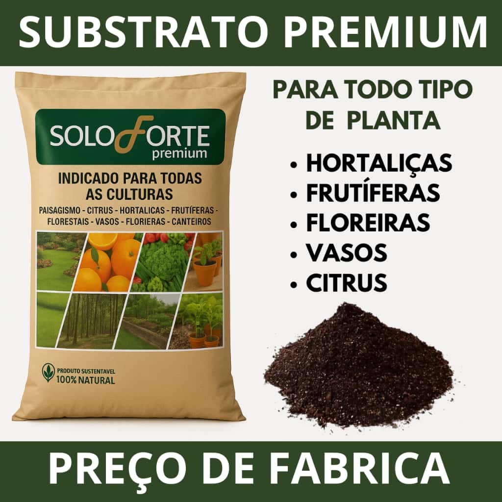 Substrato Para Plantas Solo Forte Jardinagem Horta Flores Hortaliças Frutas Vaso 1kg 3kg 5kg, imagem 1 de 1