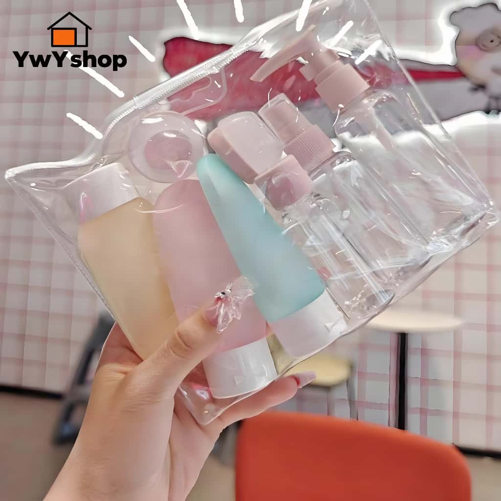 Kit Viagem Impermeável 11 Peças - Necessaire Organizador para Shampoo, Condicionador S1, imagem 1 de 1