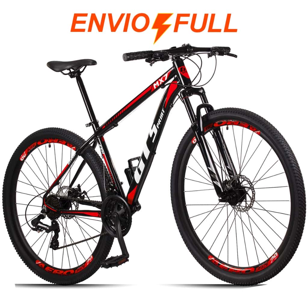 Bicicleta  Aro 29 GT Sprint MX7 24V index Freio Disco Alumínio Suspensão Aero MTB, imagem 1 de 1