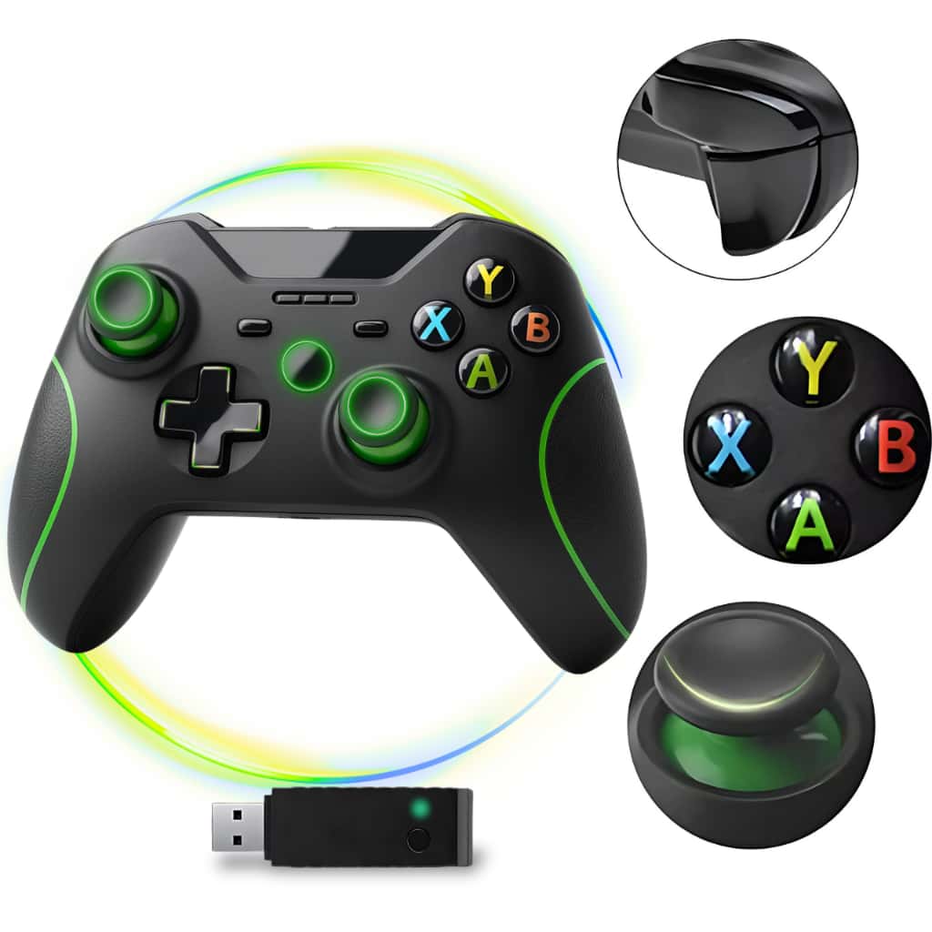 Controle Compativel Xbox One Series S X Sem Fio PC Gamer Manete Joystick Controller Alta Precisão, imagem 1 de 1