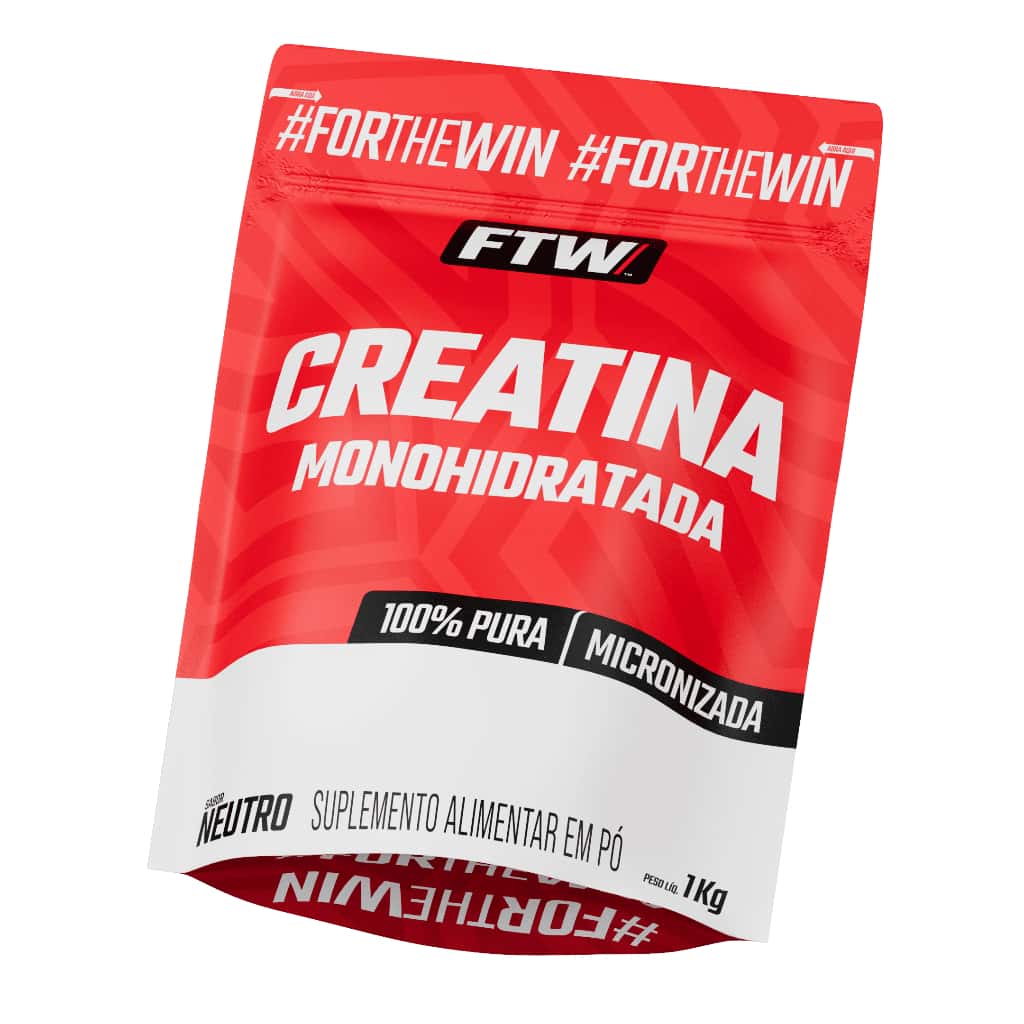 Creatina Monohidratada Pura 1kg, 500g, 700g e  300g Refil - FTW, imagem 1 de 1