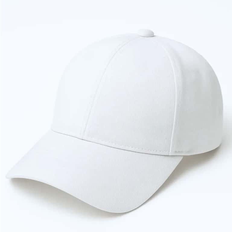 Boné liso Básico Ajustável Branco Aba Curva Unissex Super Leve Feminino Masculino, imagem 1 de 1