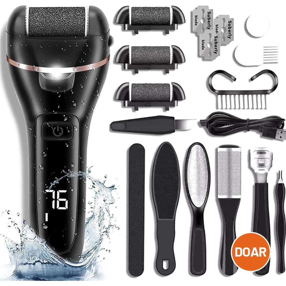 Removedor de Calos e Rachaduras Lixa de Pé Elétrica Profissional  Premium Com Tela Digital, imagem 1 de 1