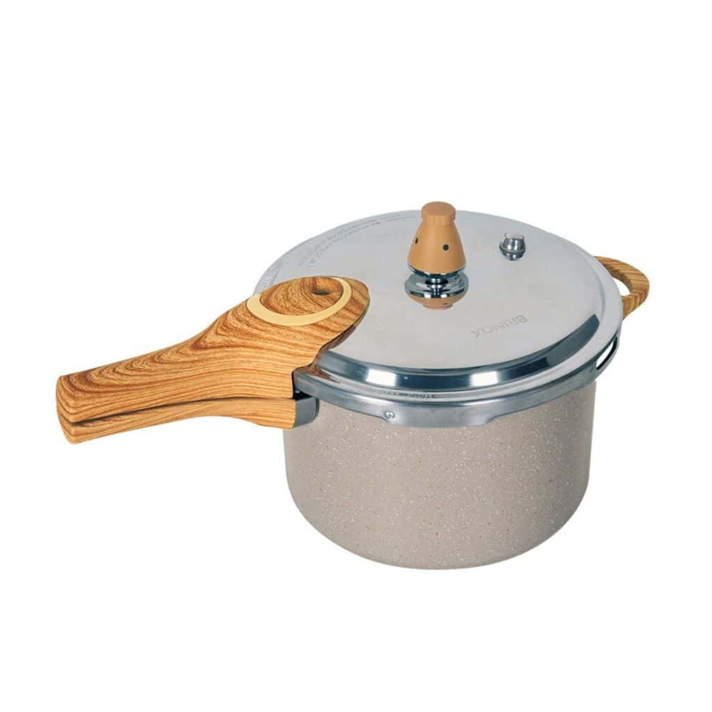 Panela de Pressão Brinox Ceramic Life Pressure Indução 4,2L Cor Areia - Antiaderente Cerâmico, imagem 1 de 1