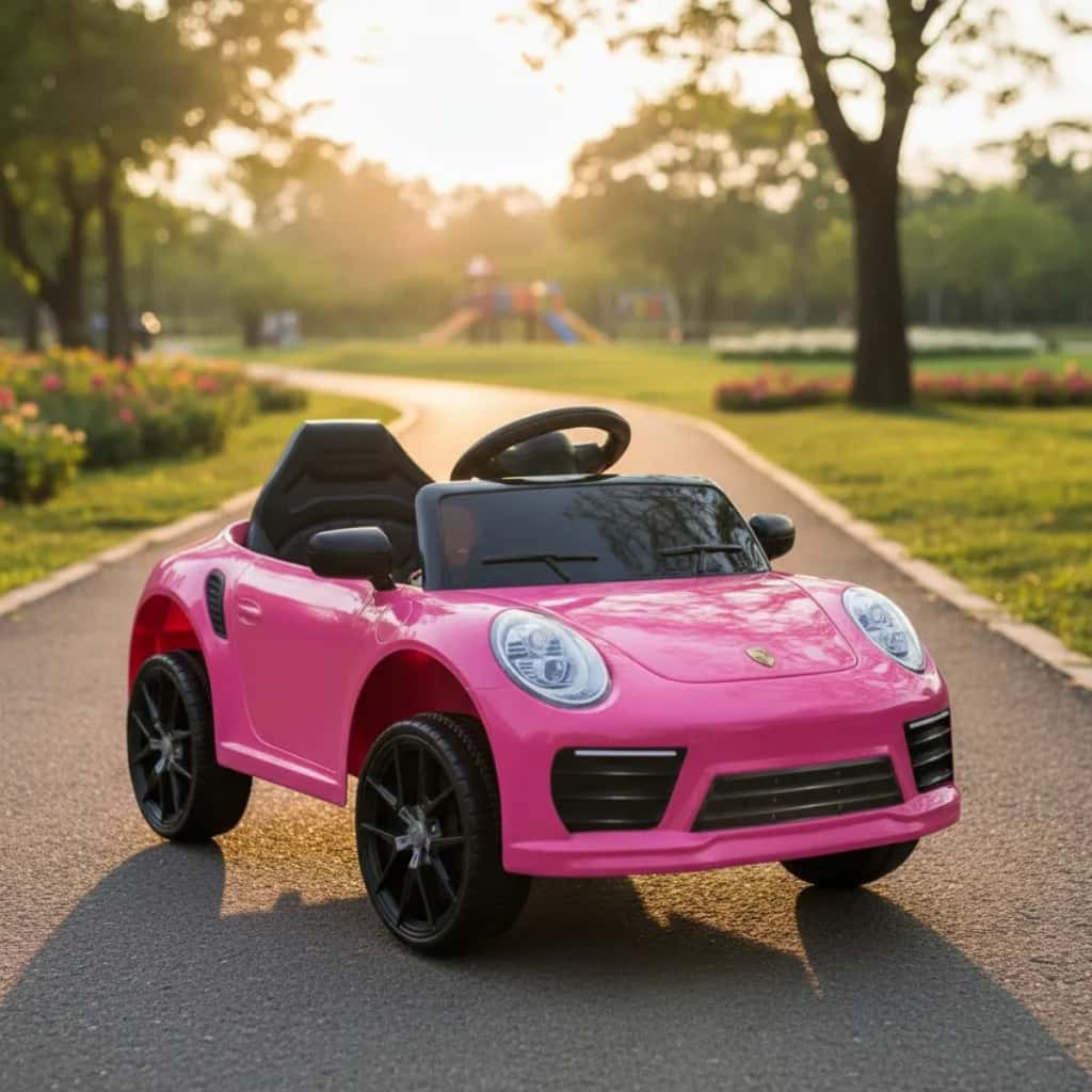 Carro Carrinho Elétrico 12v Infantil com Controle Remoto Luz Som Buzina Até 30kg, imagem 1 de 1