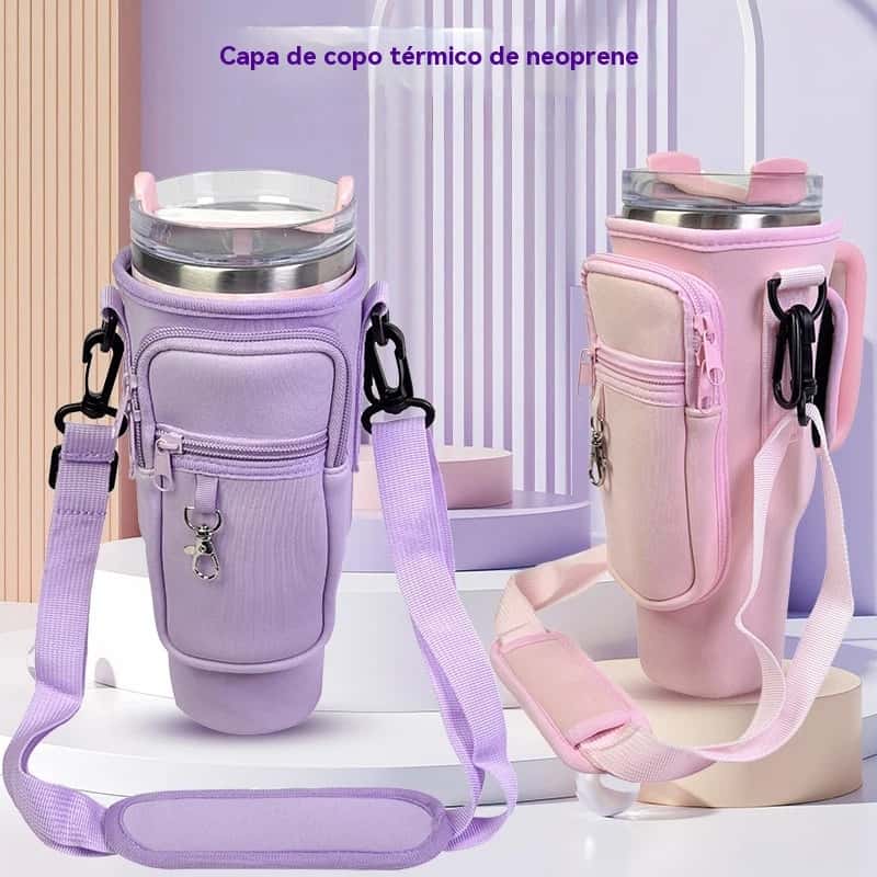 Capa para copos térmicos Com Alça De Ombro Perfeita Para Transporte, imagem 1 de 1