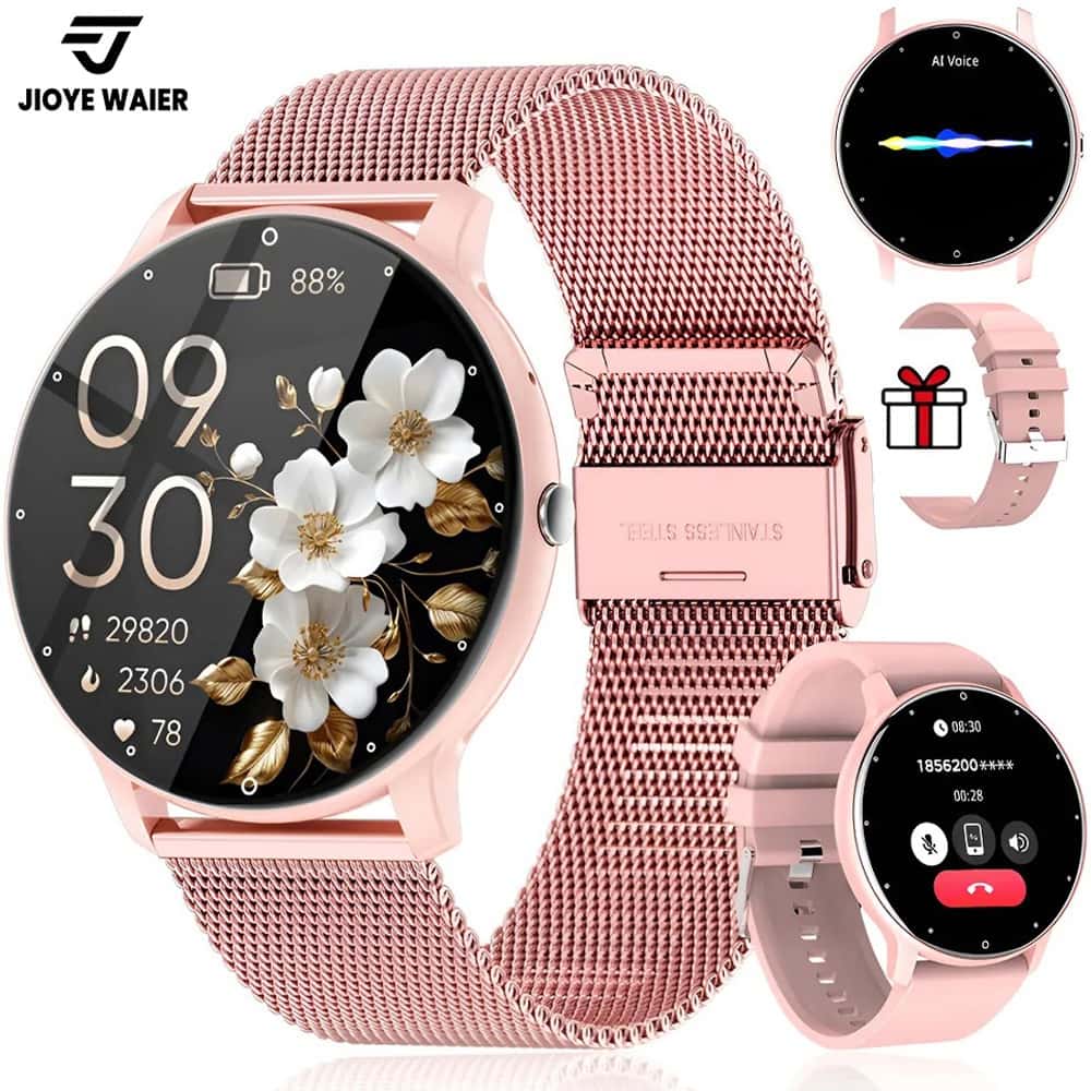 JIOYE Smartwatch Relogio Chamadas Pressão Arterial à Prova d'Água Esportes Relógio Inteligente, imagem 1 de 1