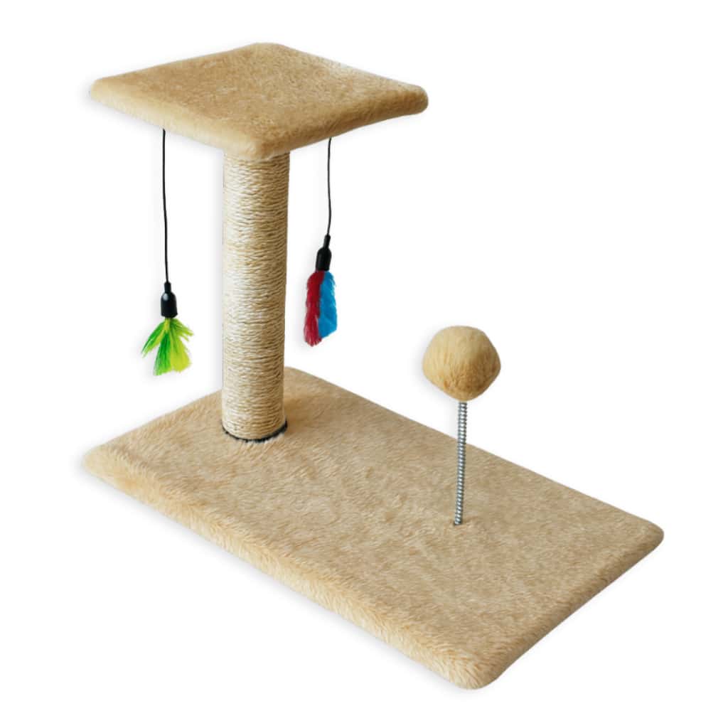 Arranhador Para Gatos Poste Brinquedo Bolinha Interativo, imagem 1 de 1