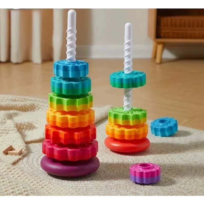 GIRO MÁGICO BRINQUEDO INFANTIL EDUCATIVO 3D COLORIDO, imagem 1 de 1