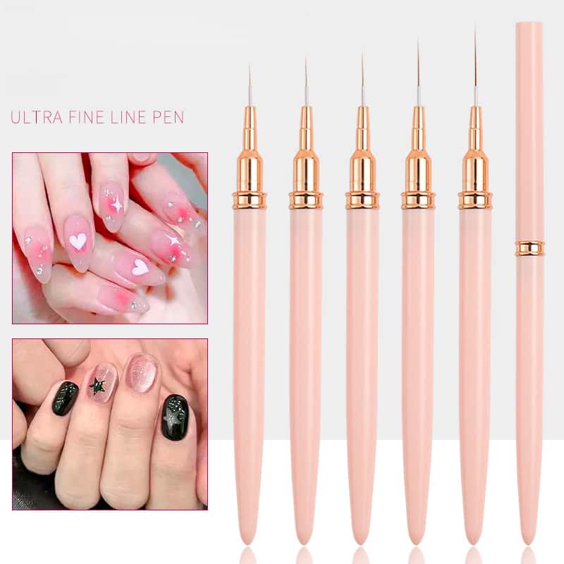 Kit 3/5 Pincéis 7/9/11/15/25mm De Arte De Unhas UV Para Pintura Em Gel Pincel Manicure, imagem 1 de 1