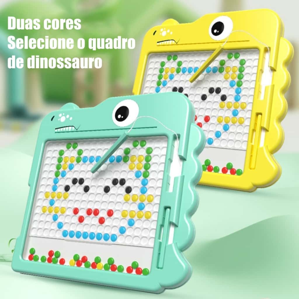 Lousa Mágica Caneta Magnética prancheta Infantil Educativo Autismo Cartelas Desenho, imagem 1 de 1