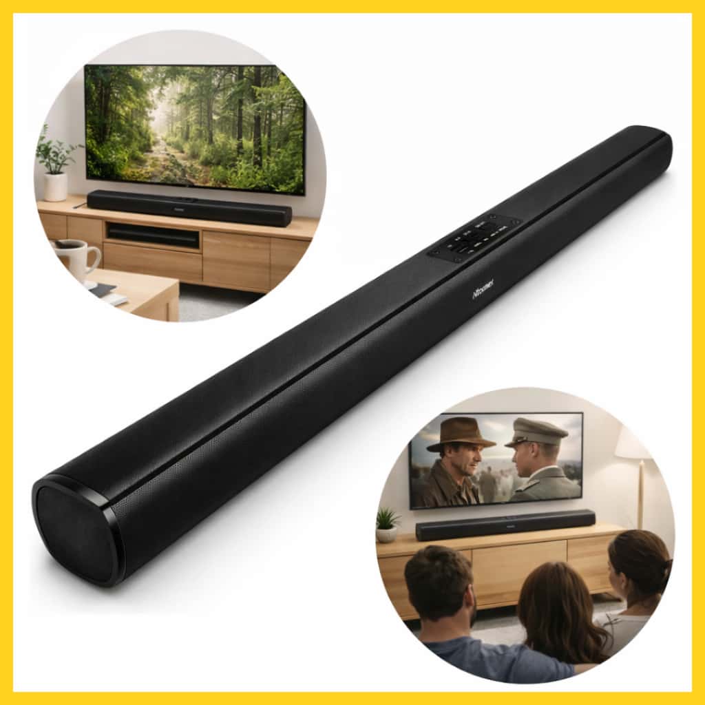 Caixa de Som Sound Bar Home Theater Bluetooth Para Tv Cinema 200w Cor Preto, imagem 1 de 1