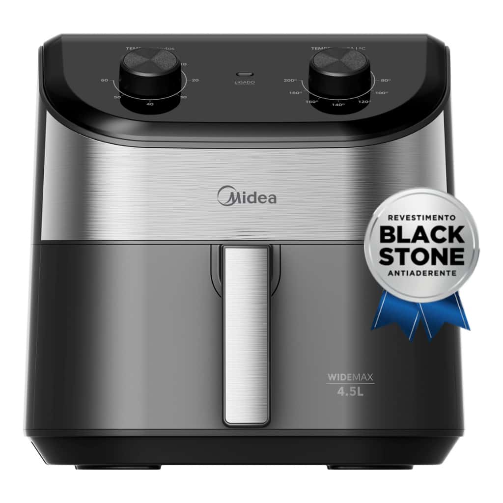Fritadeira Air Fryer 4,5l Widemax Com Interior De Alumínio 1500w Midea 220V, imagem 1 de 1