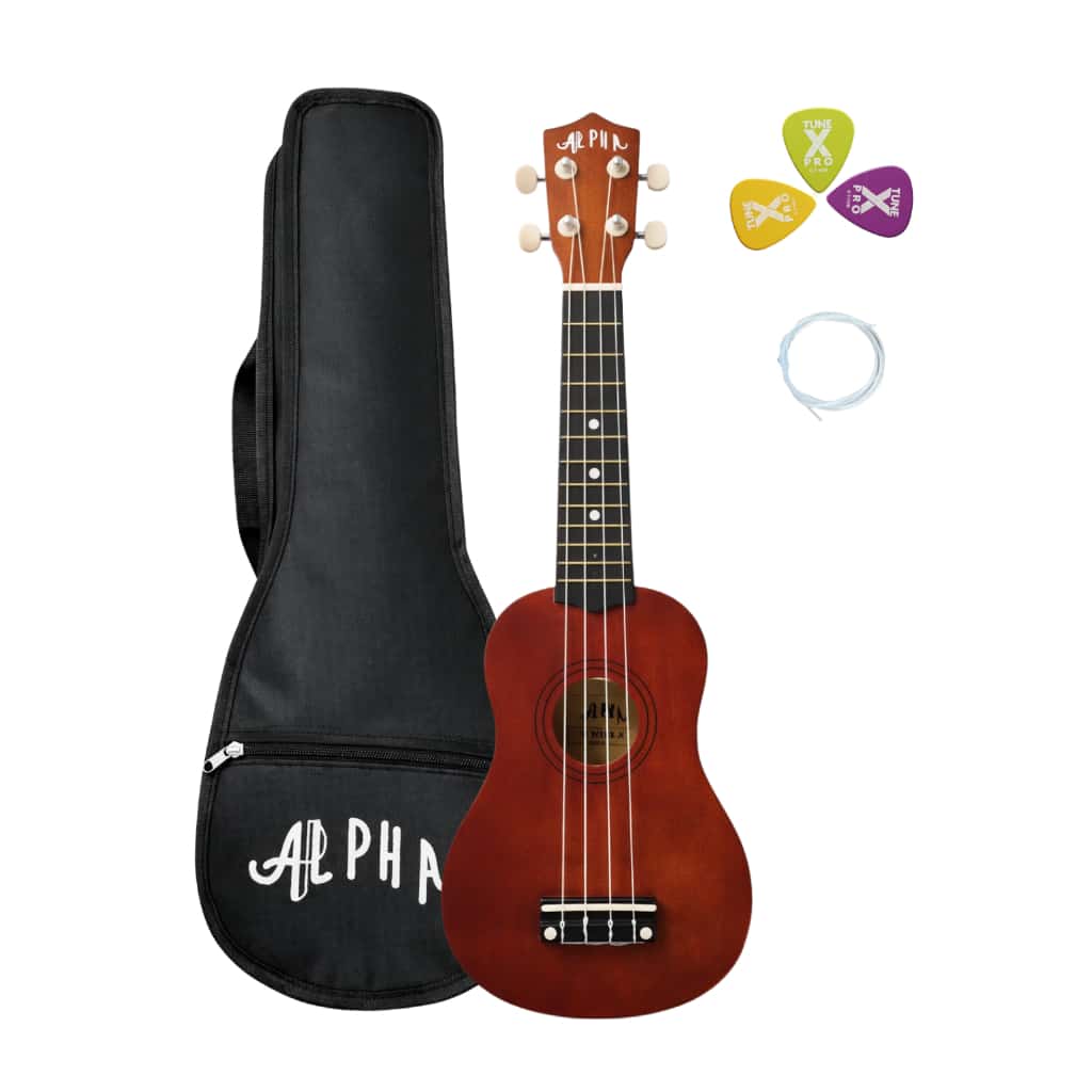 Ukulele Soprano Alpha Ambidestro Infantil Iniciante com Bag e Palheta, imagem 1 de 1